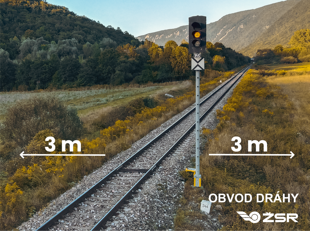 Obvod dráhy. Foto: ŽSR