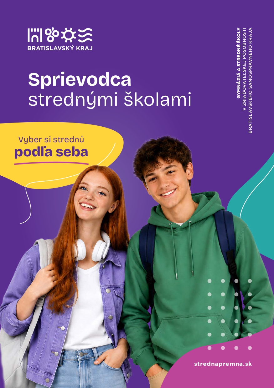 Titulná strana brožúry Sprievodca strednými školami 2026