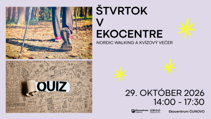 Aktívny štvrtok pre seniorov: Nordic walking a kvíz v Ekocentre Čunovo
